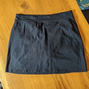 Stretchy Black Skort